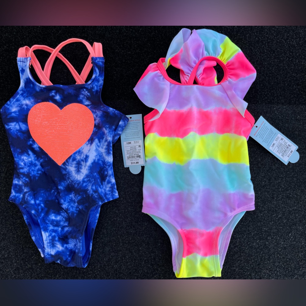 12M cute bathing suits